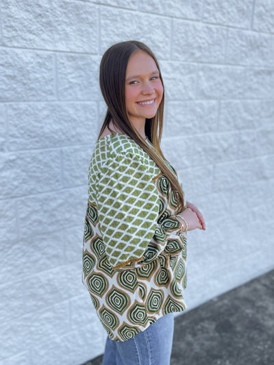 Umgee Sage Mix Amari Top