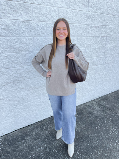 Sheffield Button Sweater One Size