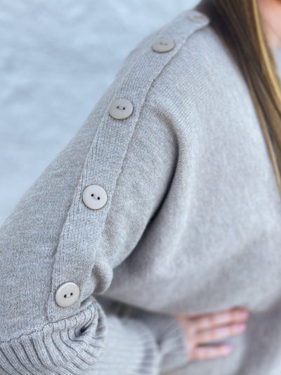 Sheffield Button Sweater One Size