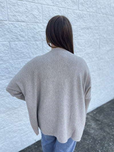 Sheffield Button Sweater One Size