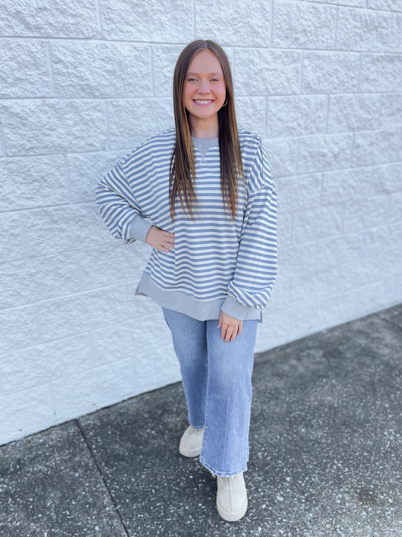 Denim Cream Elliston Top