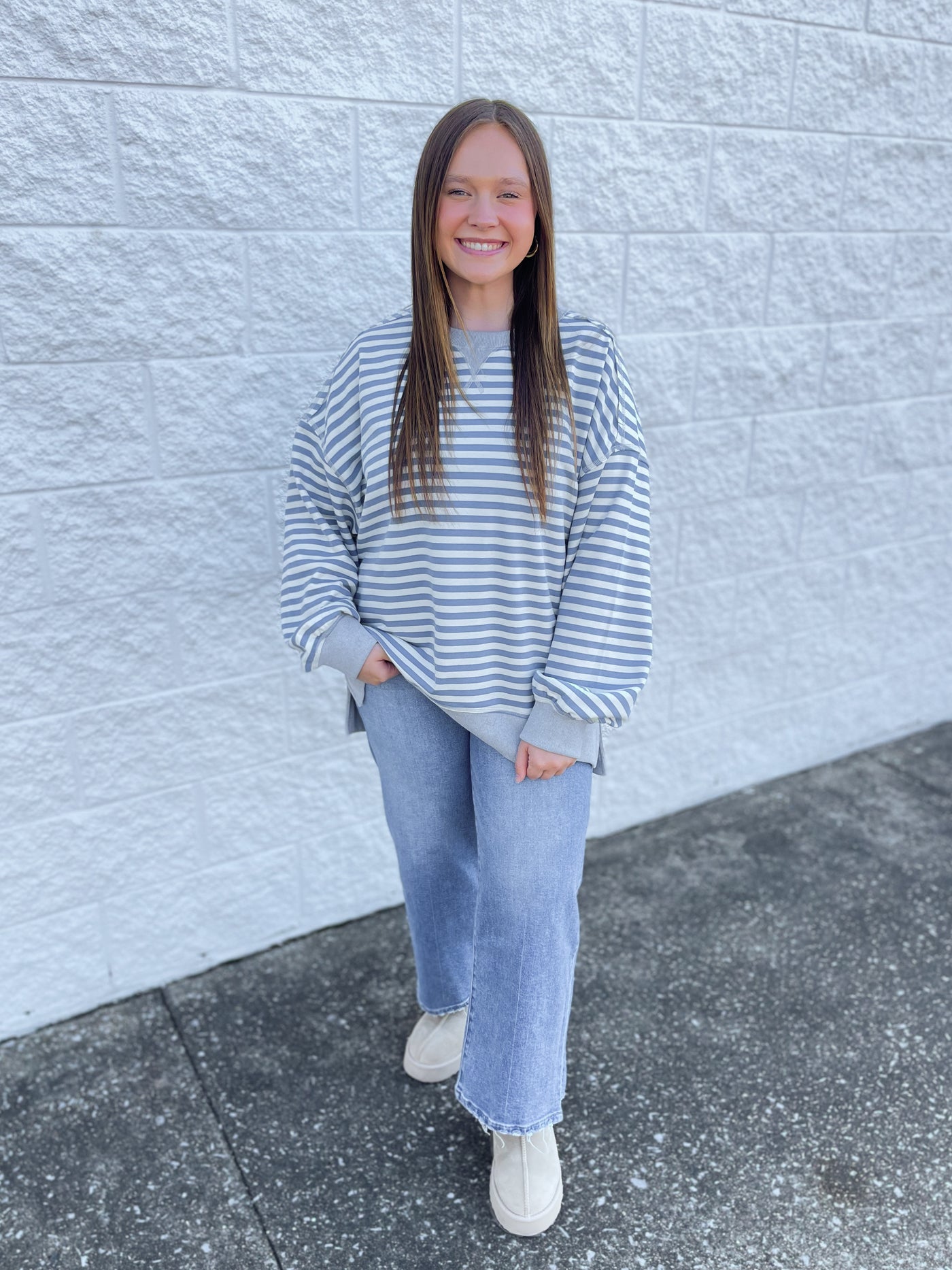 Denim Cream Elliston Top