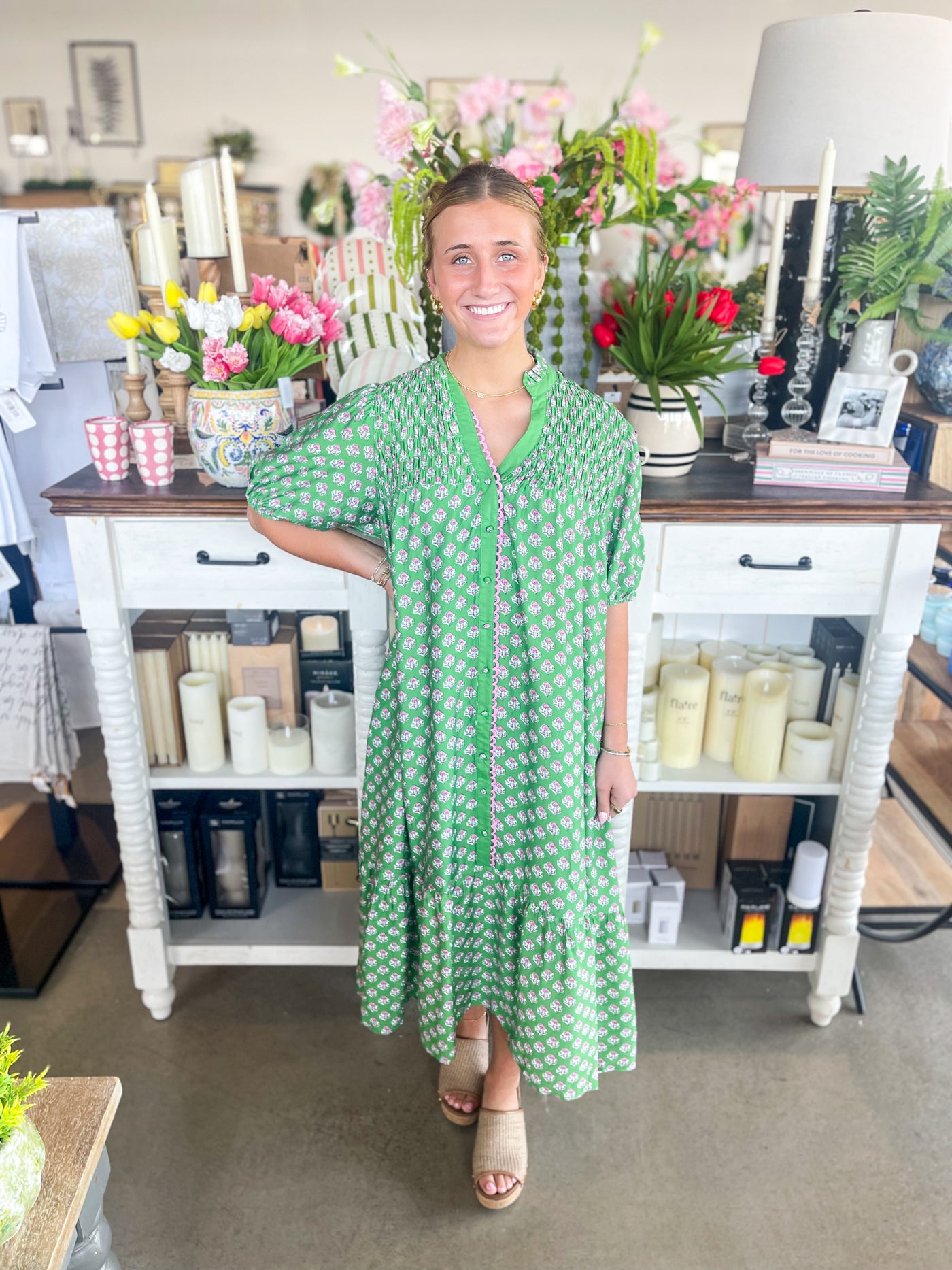 umgee green dress Mix Densley Teresa dress