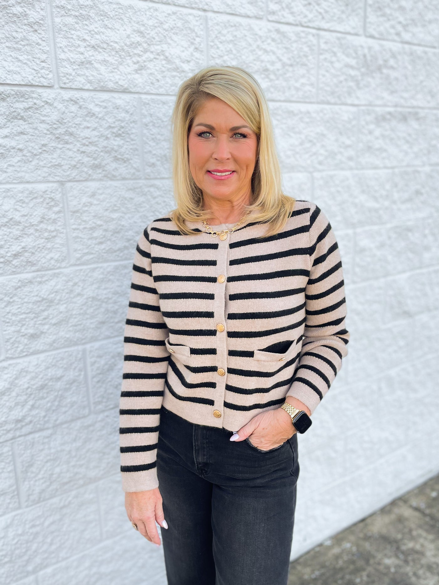 Entro Taupe Indi Cardigan