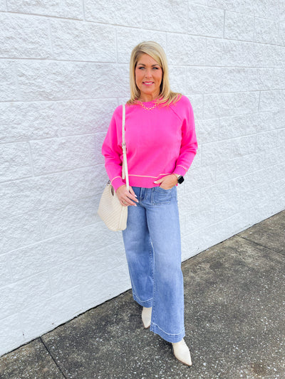 Candy Pink Hayden Sweater