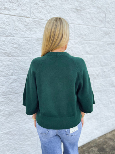 Jodifl Hunter Green Therese Sweater