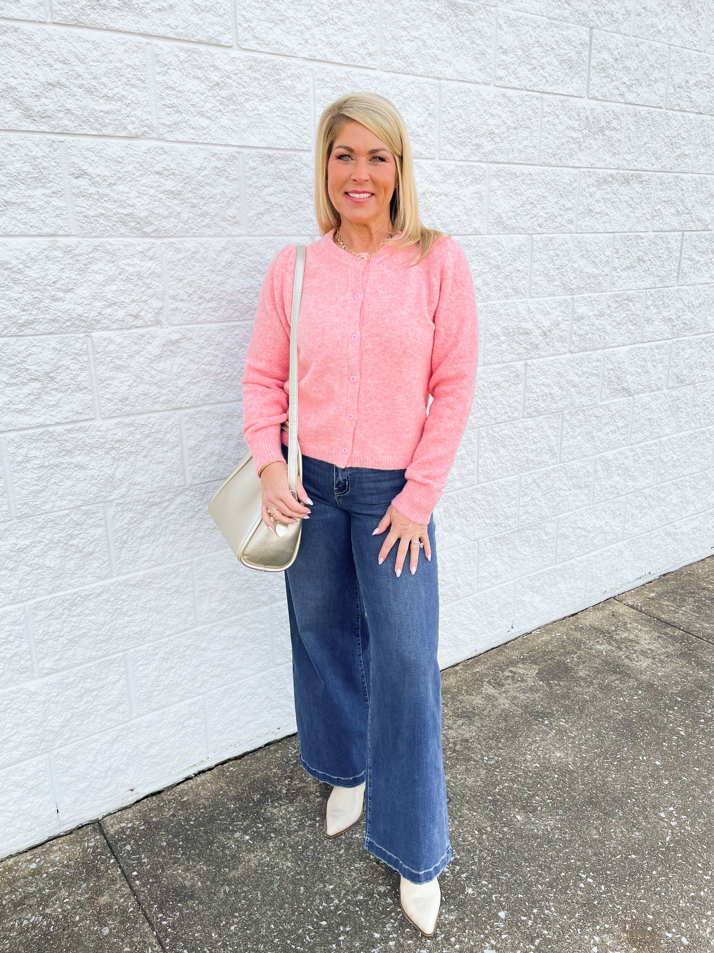 Primrose Pink Cardigan