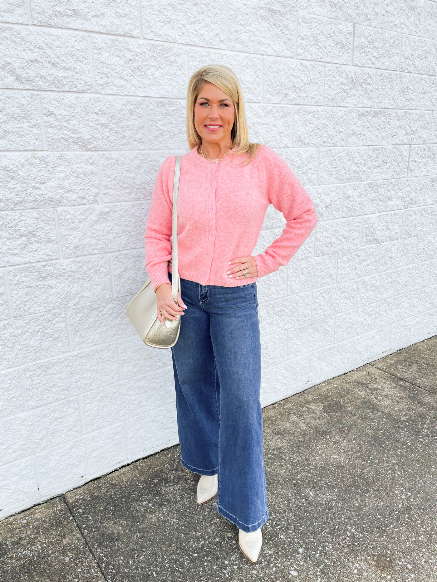 Primrose Pink Cardigan