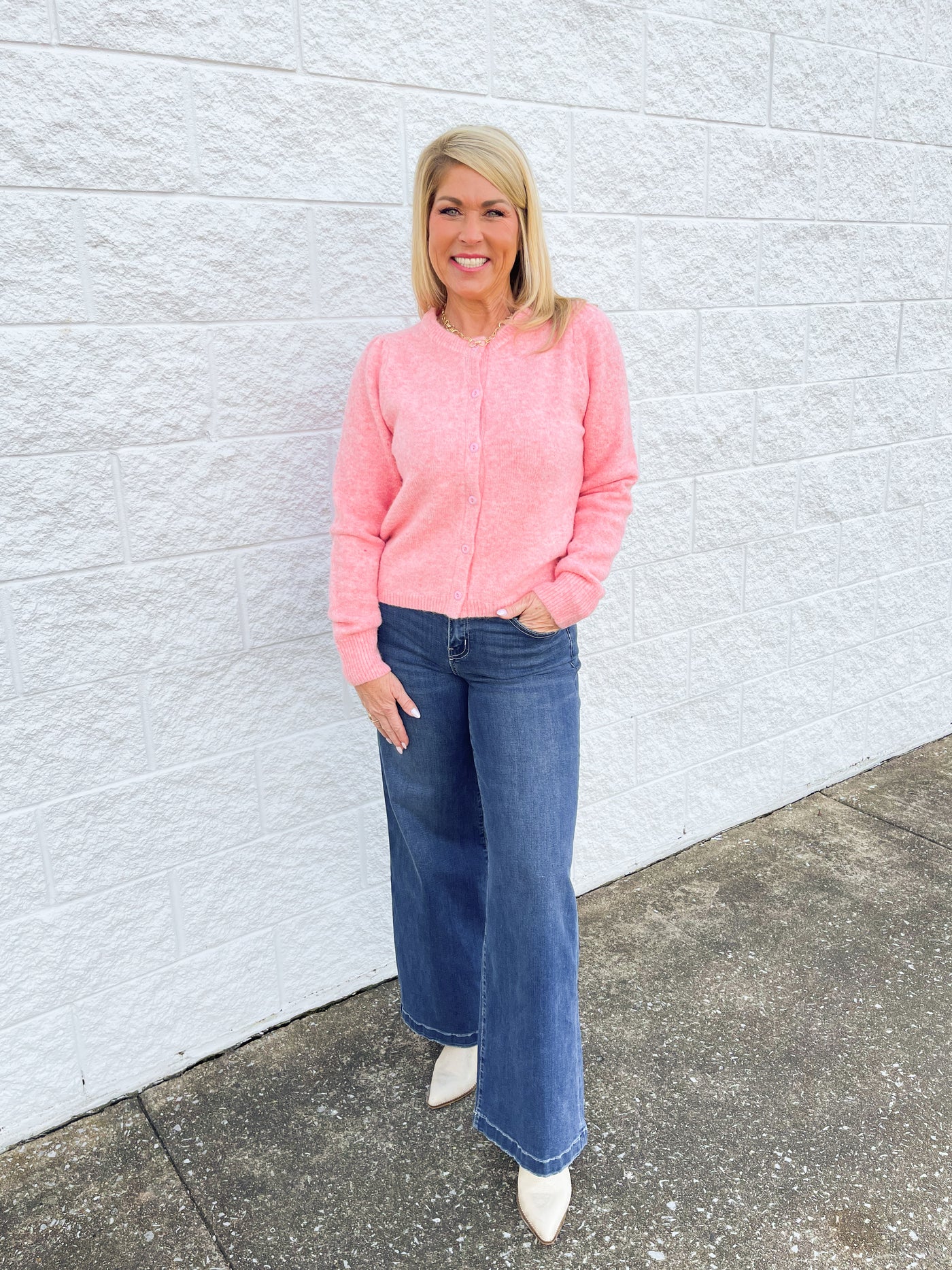 Primrose Pink Cardigan