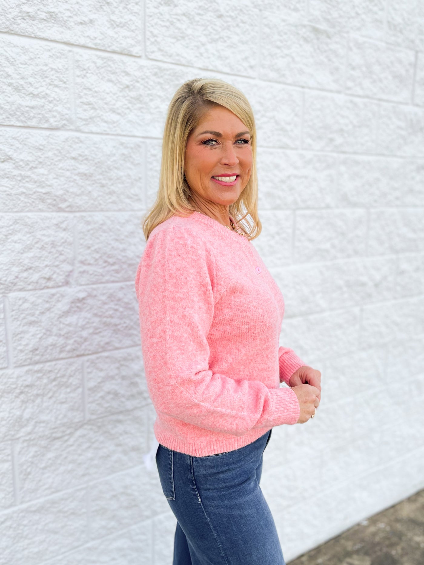 Primrose Pink Cardigan