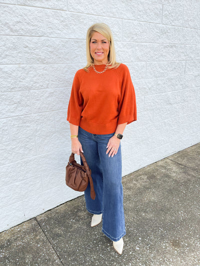 Jodifl Rust Therese Sweater