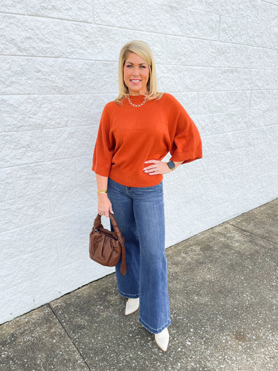 Jodifl Rust Therese Sweater