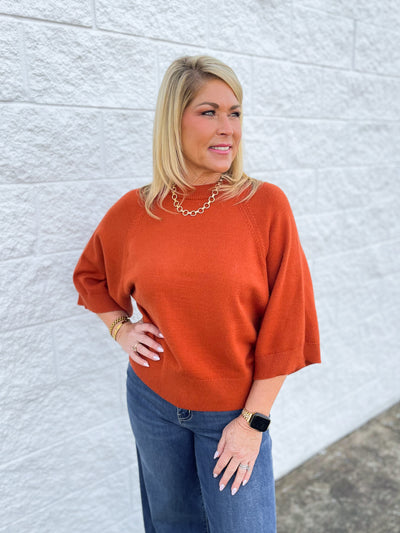 Jodifl Rust Therese Sweater
