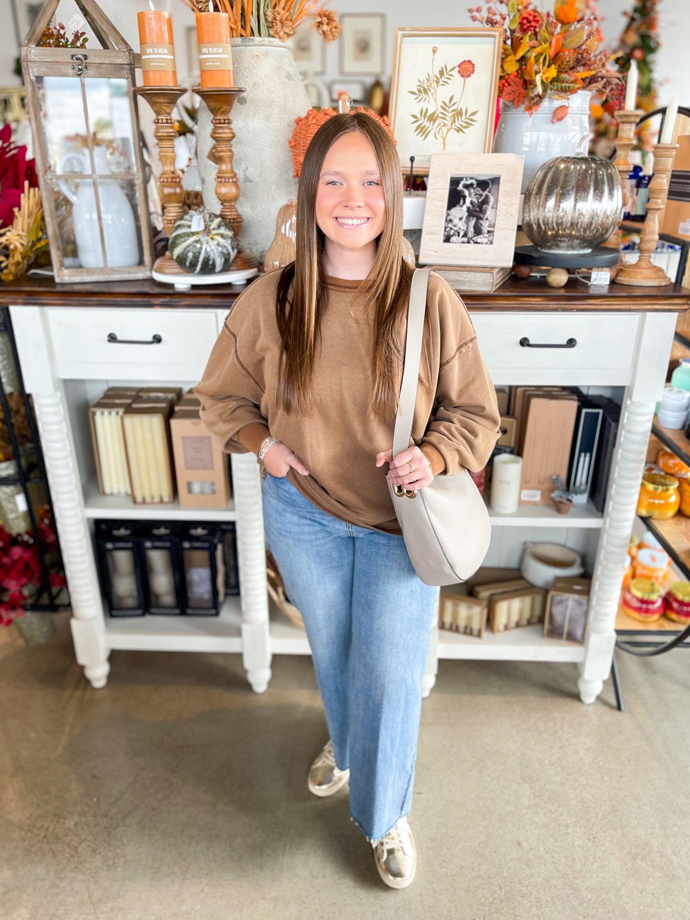 Umgee Brown Riley Top