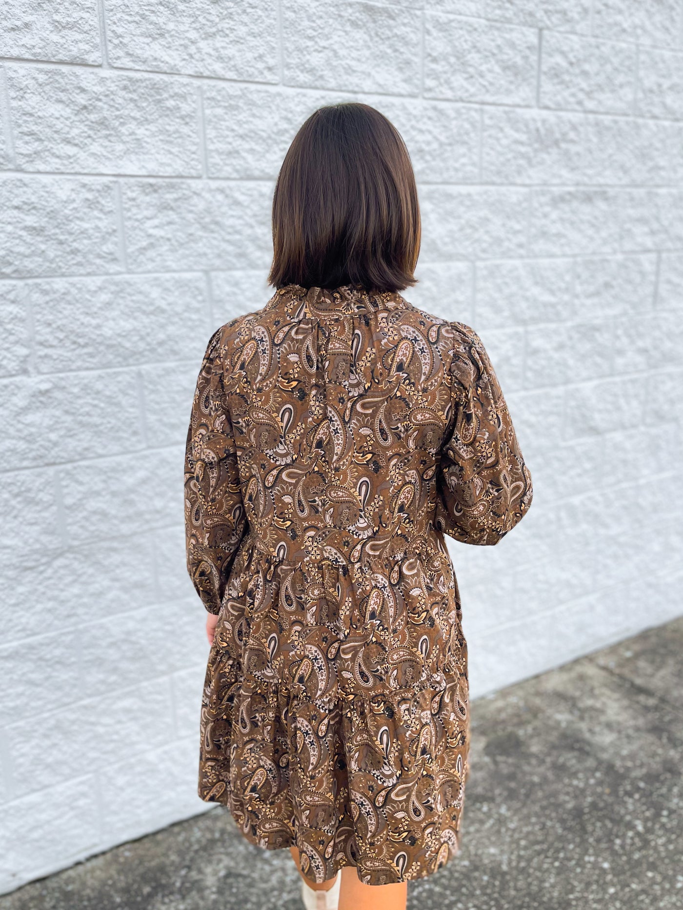 Umgee Brown Merrit Dress