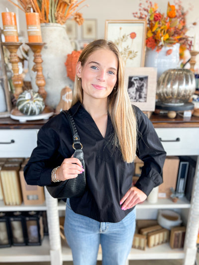 Entro Black Parker Top