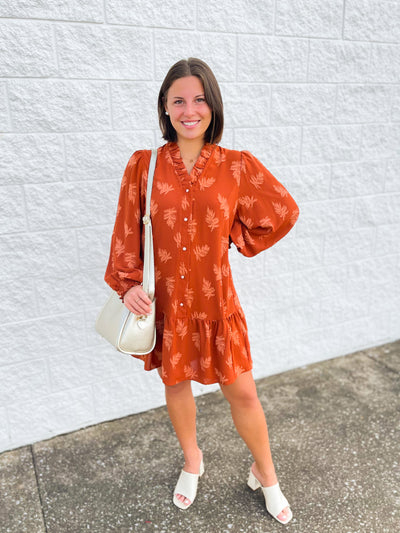 Umgee Rust Skylar Dress