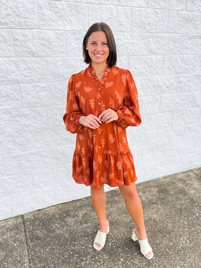 Umgee Rust Skylar Dress