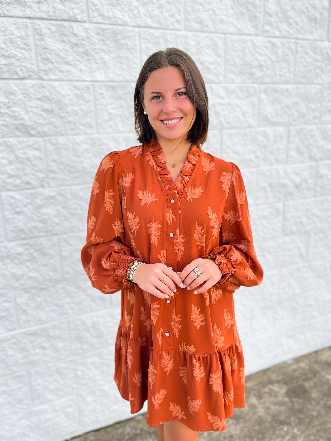 Umgee Rust Skylar Dress