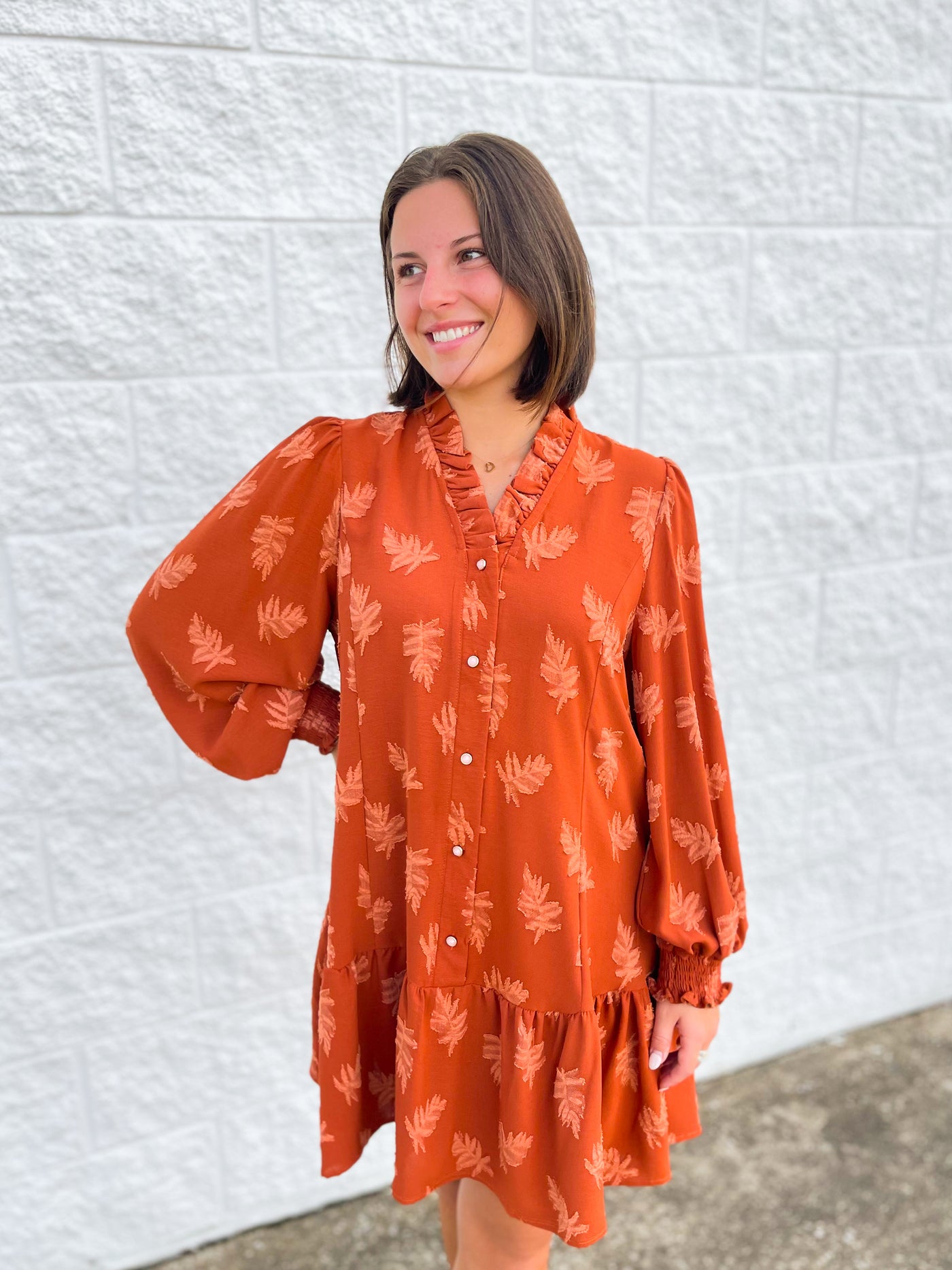 Umgee Rust Skylar Dress