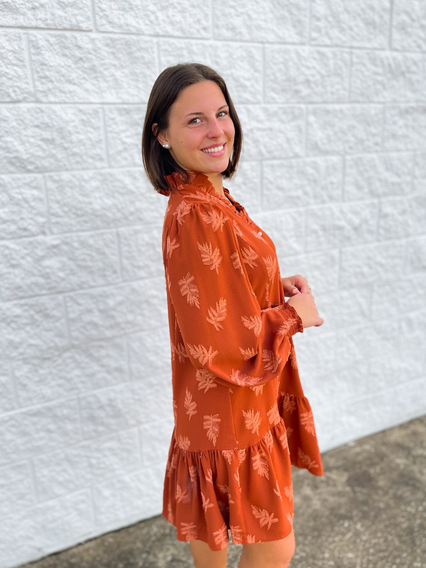 Umgee Rust Skylar Dress