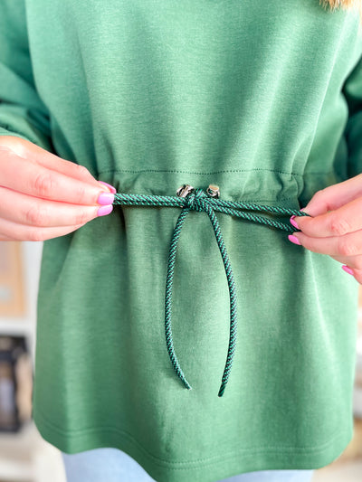 Jodifl Hunter Green Darlene Top