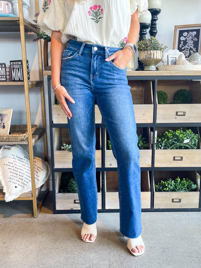 Flying Monkey High Rise Straight Jean