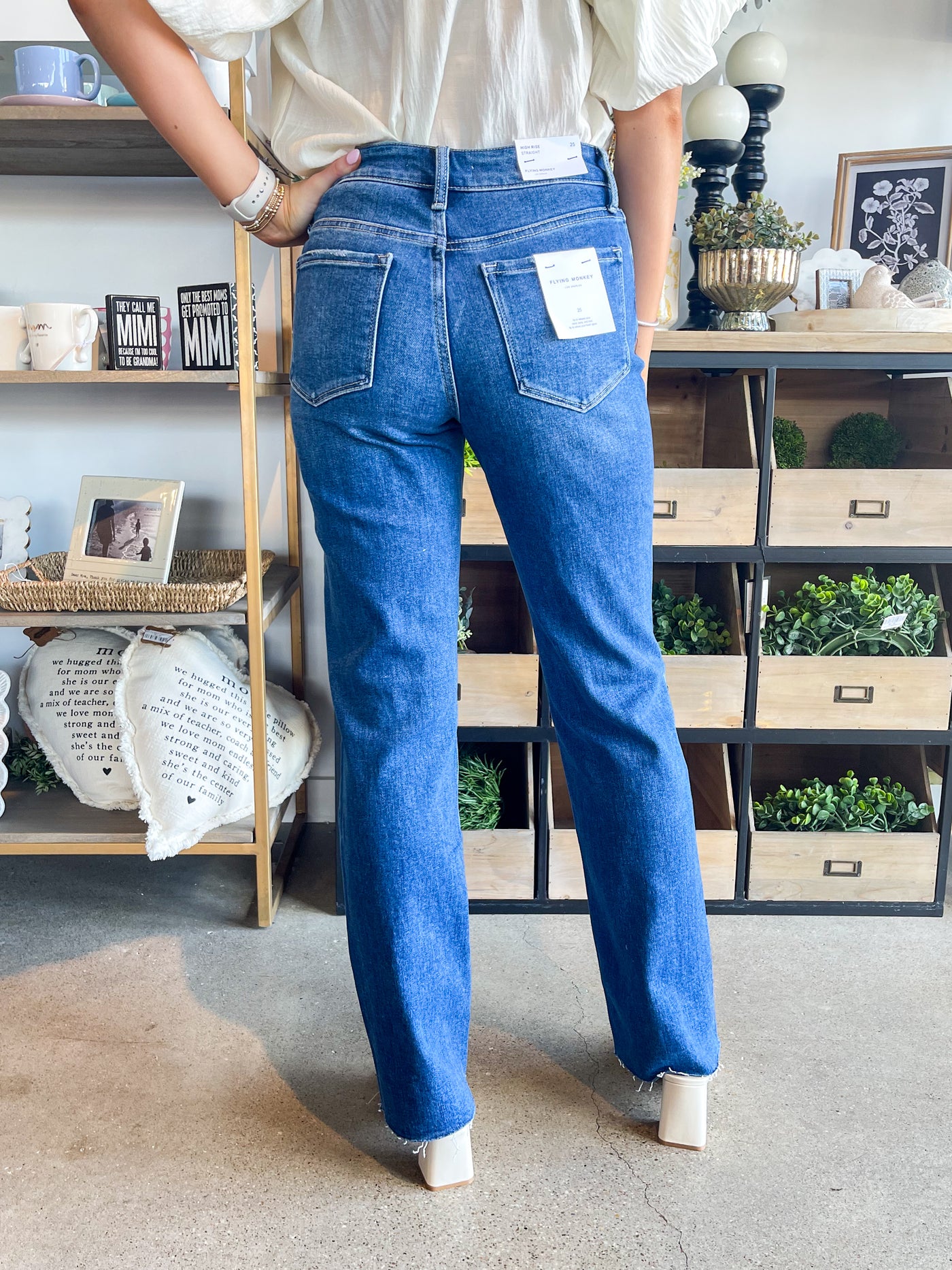 Flying Monkey High Rise Straight Jean