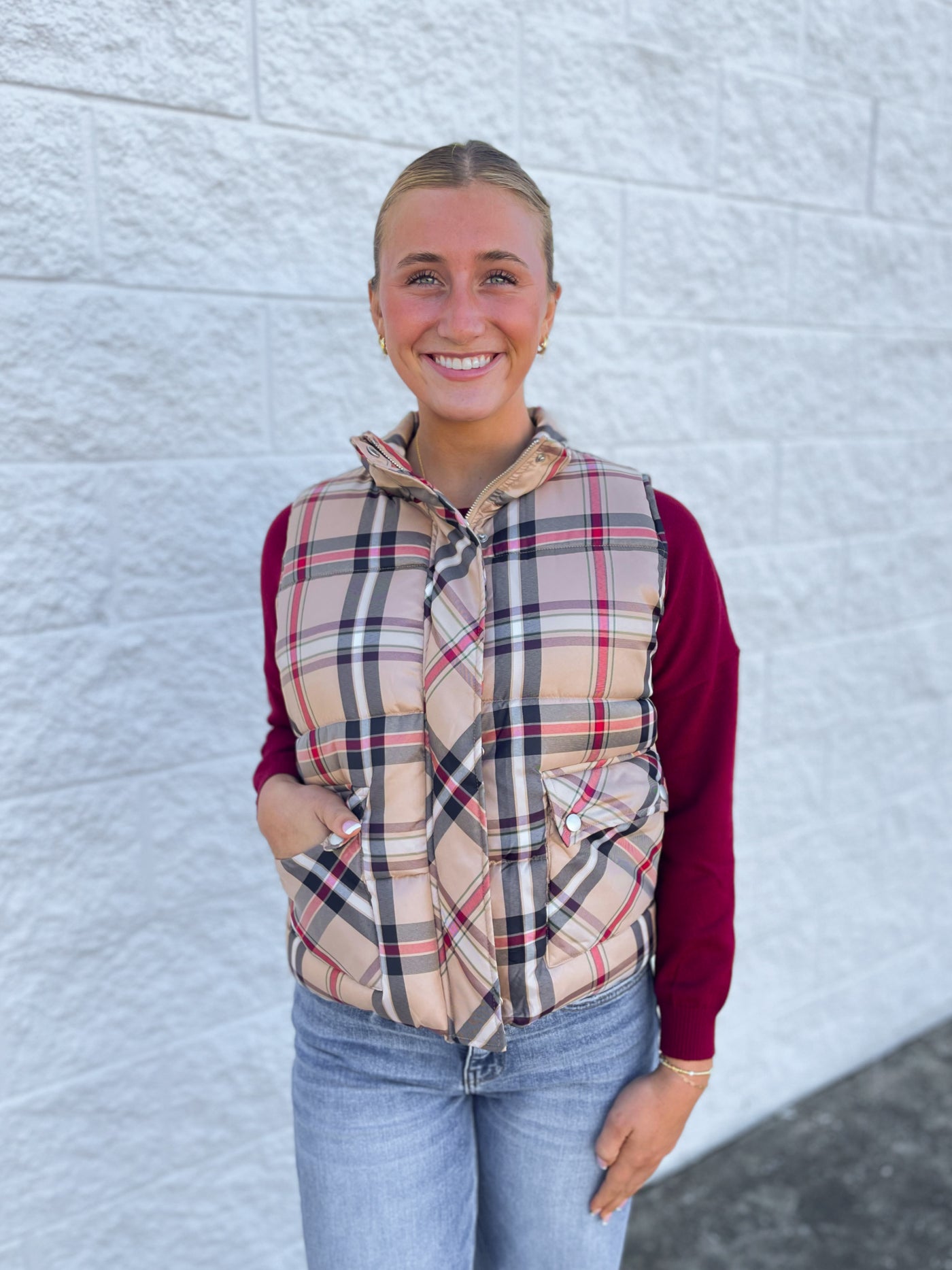 Jodifl Taupe Emily Vest