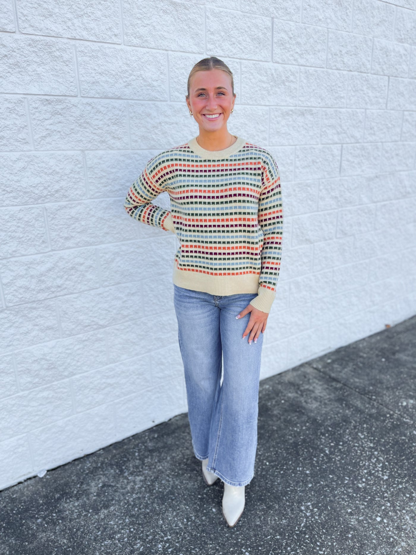 Copper Multi Color Sweater