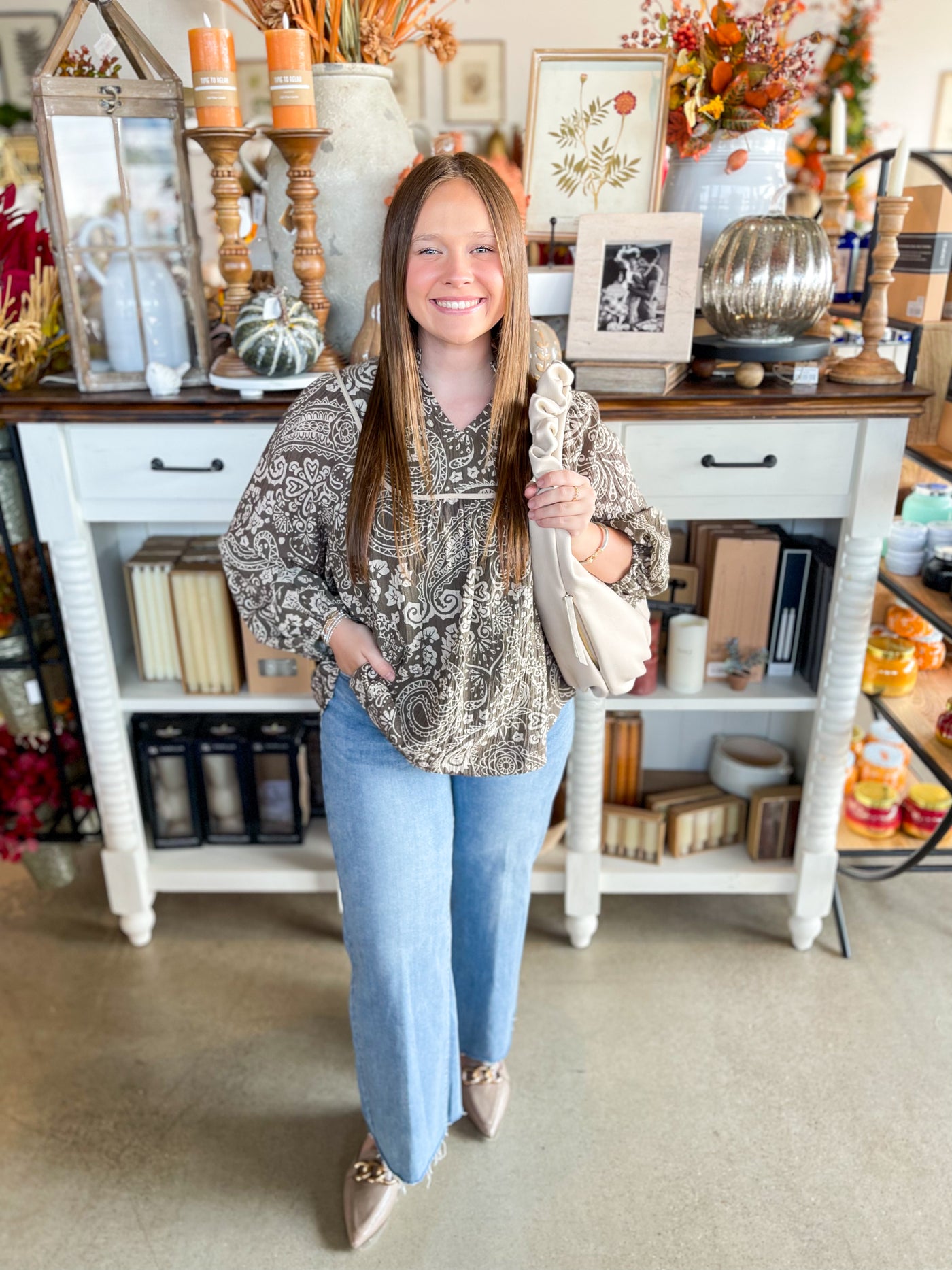 Umgee Brown Madi Top