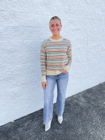 Copper Multi Color Sweater