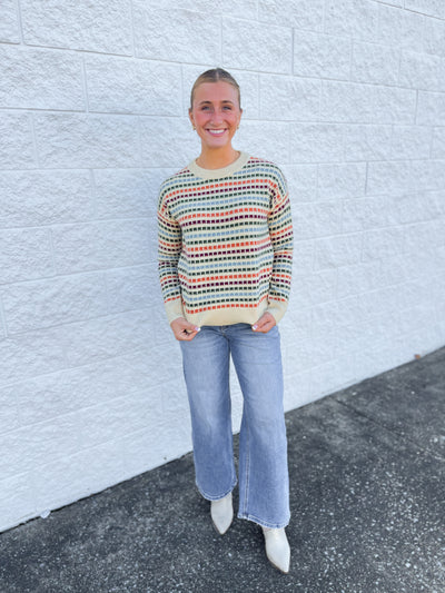 Copper Multi Color Sweater