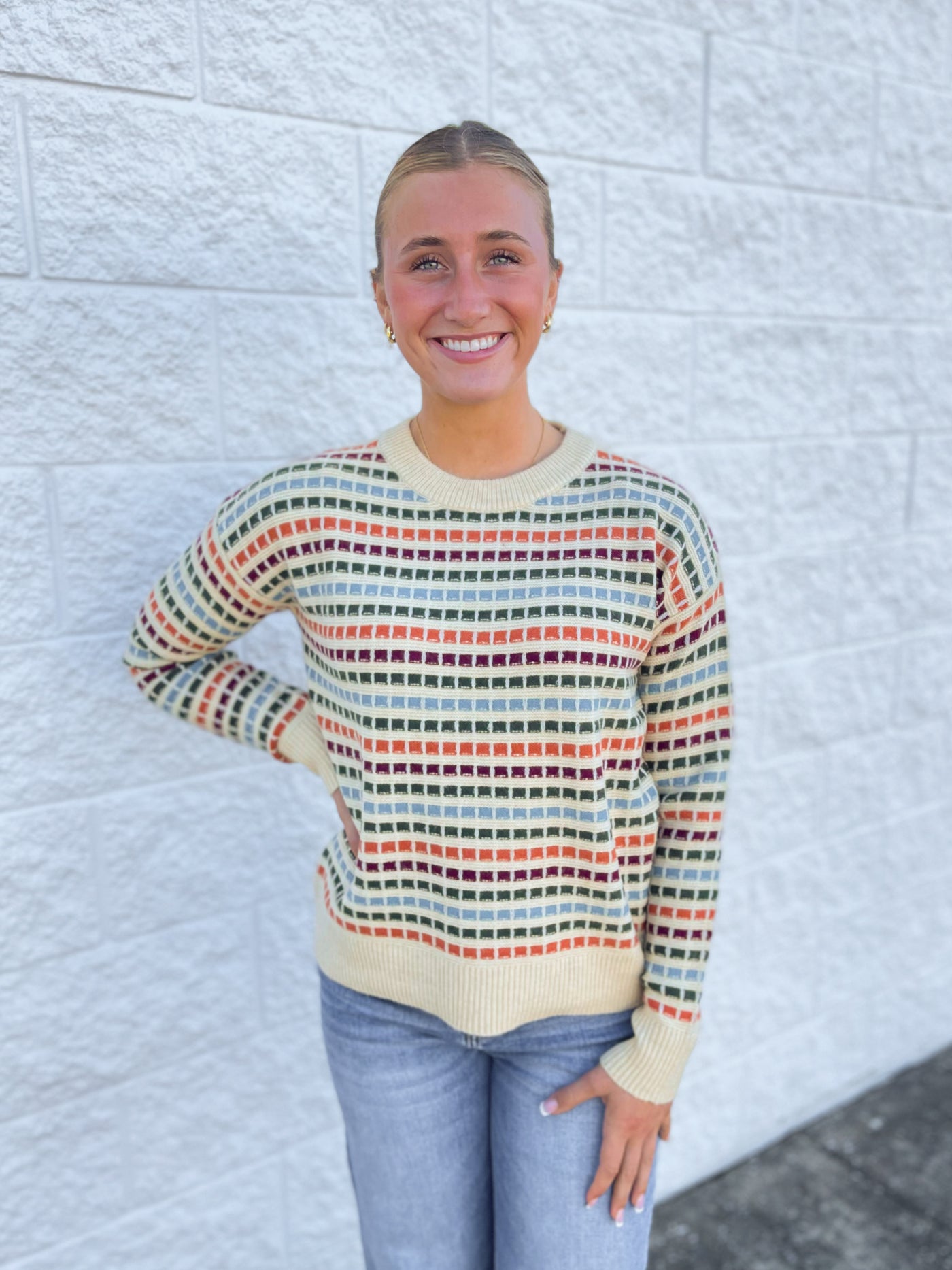 Copper Multi Color Sweater