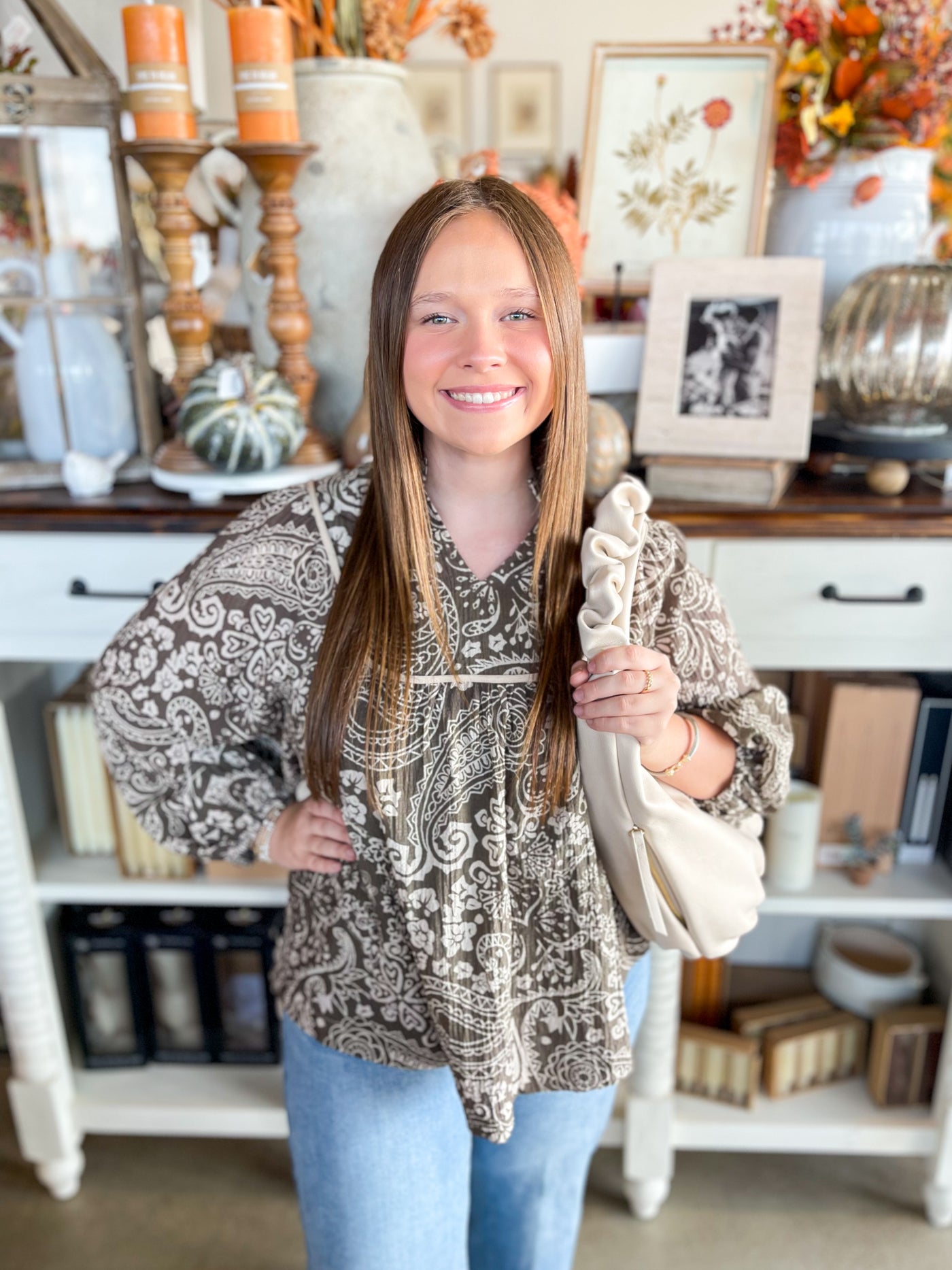 Umgee Brown Madi Top