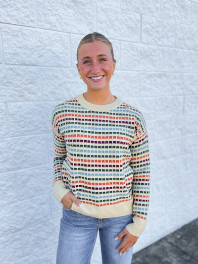 Copper Multi Color Sweater