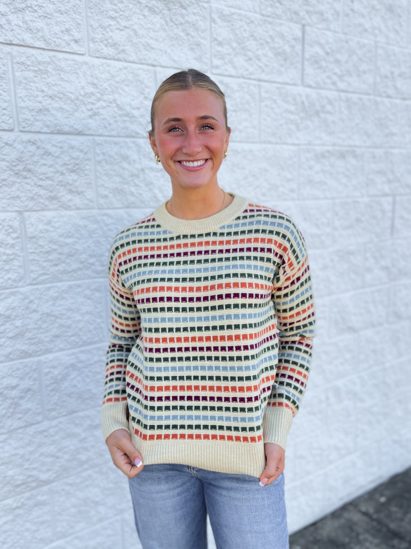 Copper Multi Color Sweater