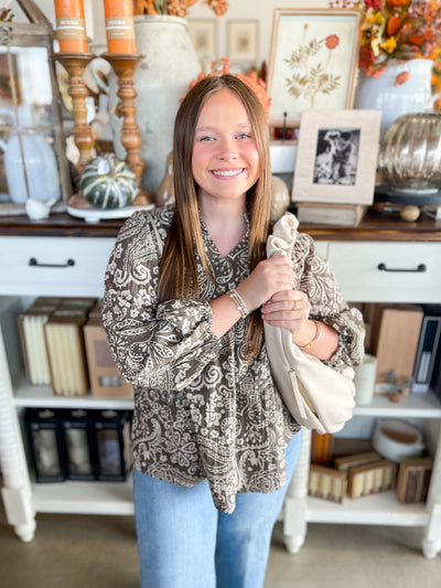 Umgee Brown Madi Top