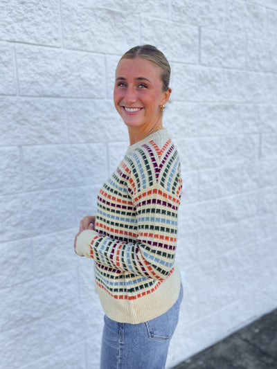 Copper Multi Color Sweater