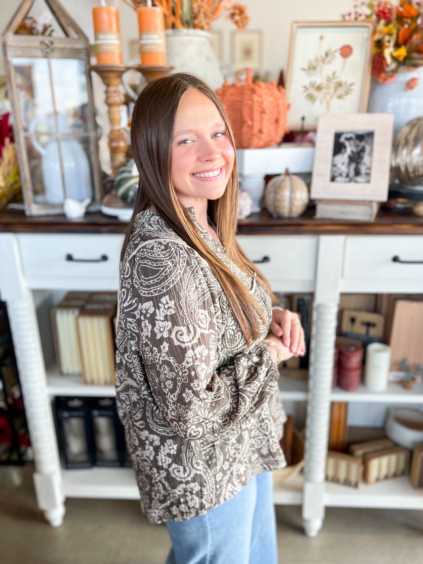 Umgee Brown Madi Top