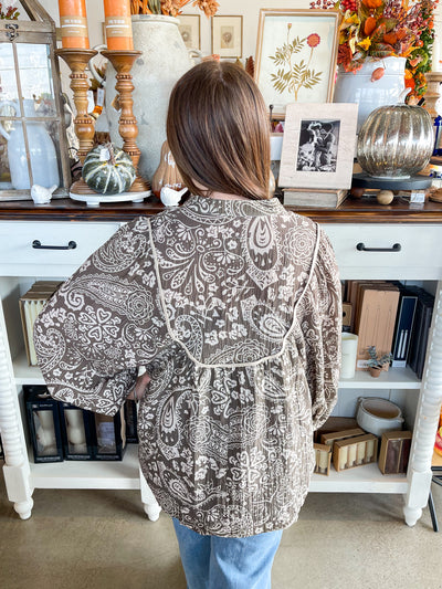 Umgee Brown Madi Top