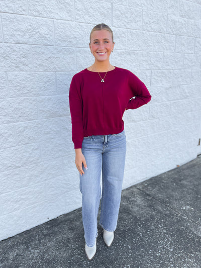 Merlot Rhonda Sweater