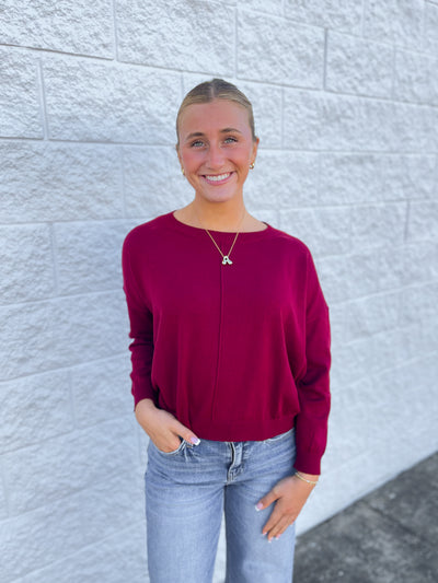 Merlot Rhonda Sweater