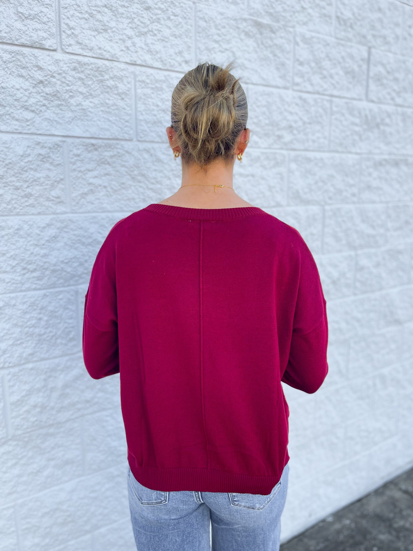 Merlot Rhonda Sweater