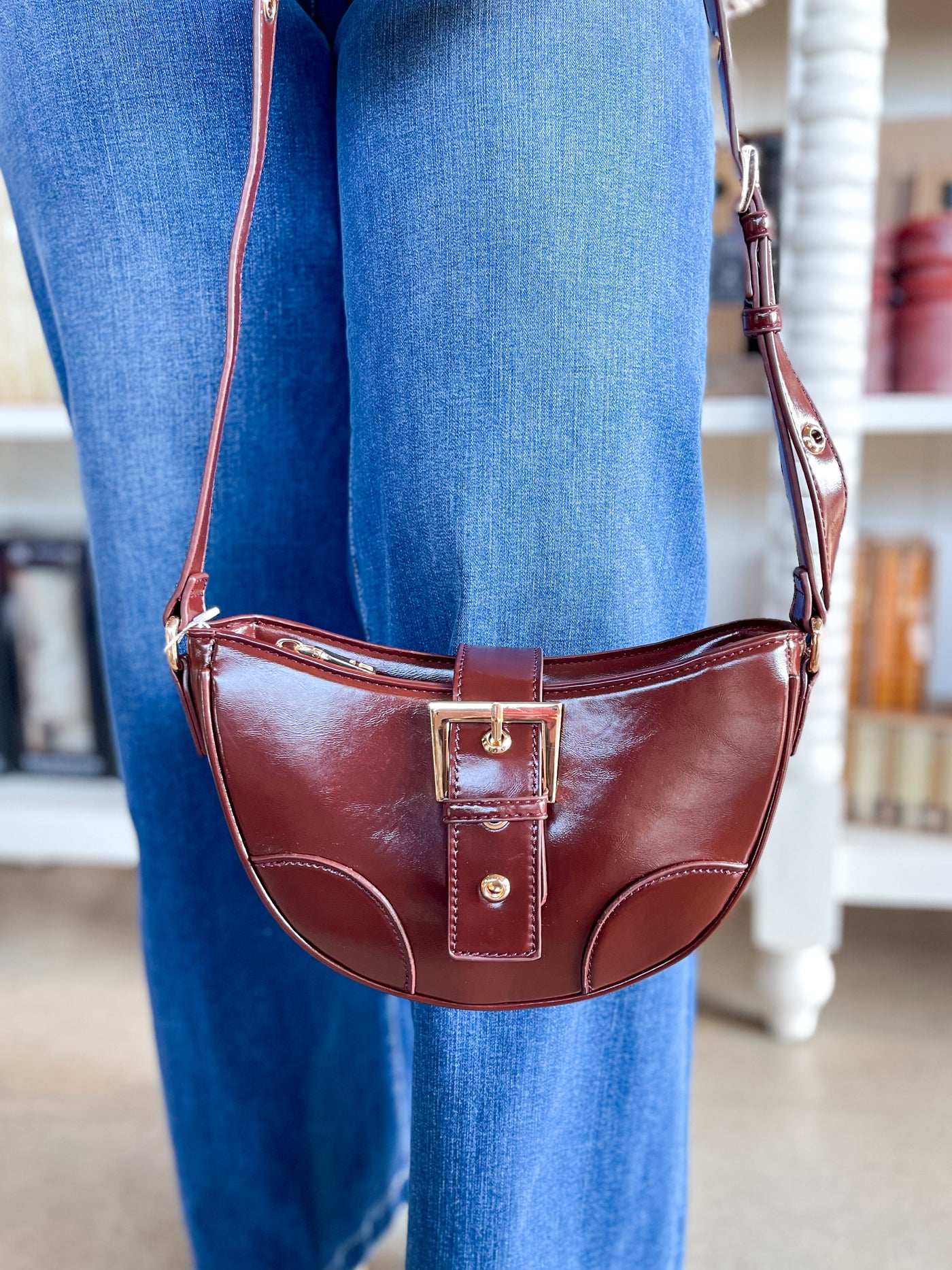 Jenn&Co Adelaide Chocolate Bag