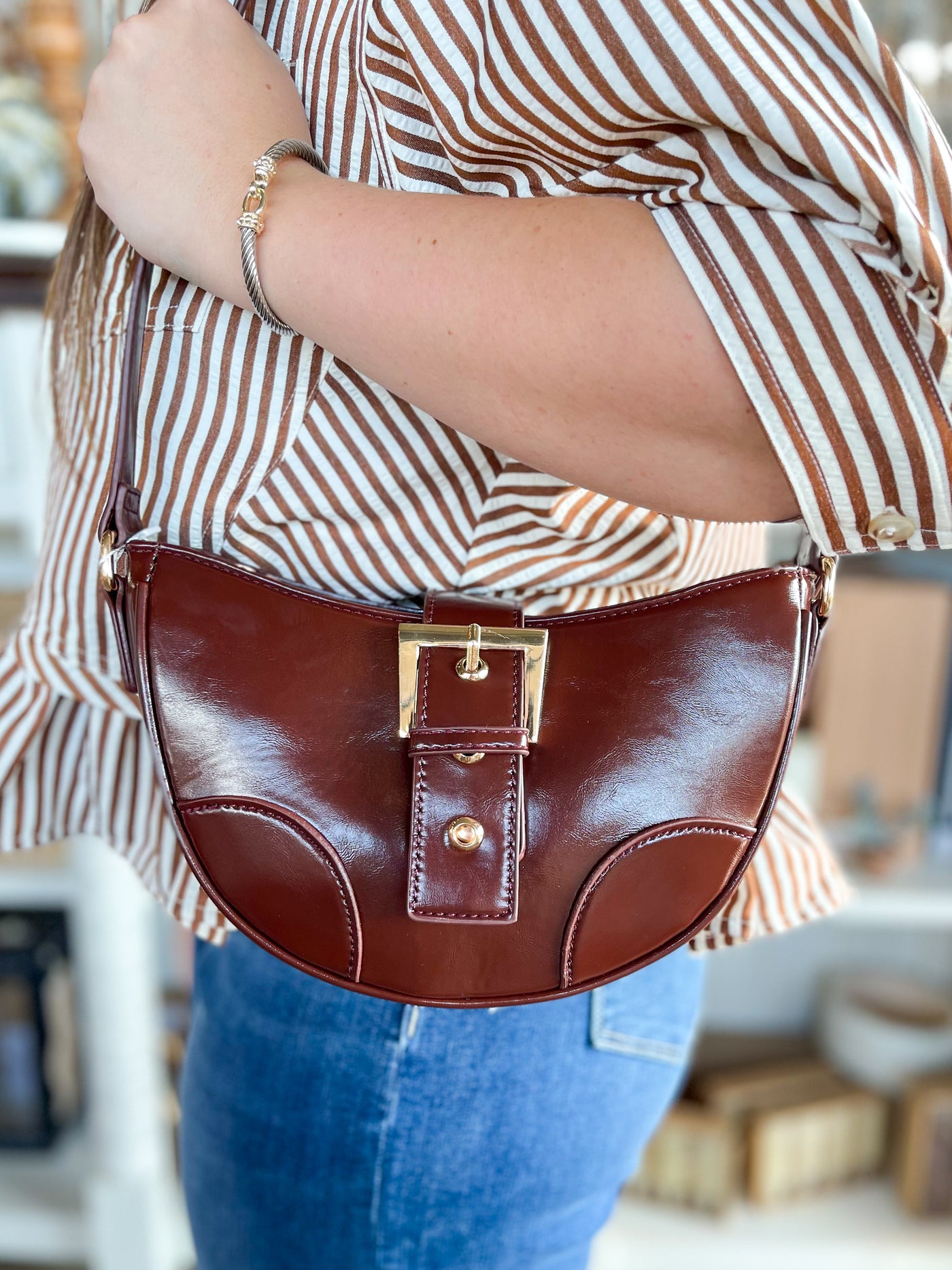 Jenn&Co Adelaide Chocolate Bag