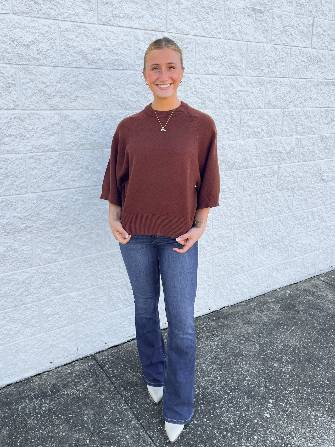 Jodifl Brown Therese Sweater