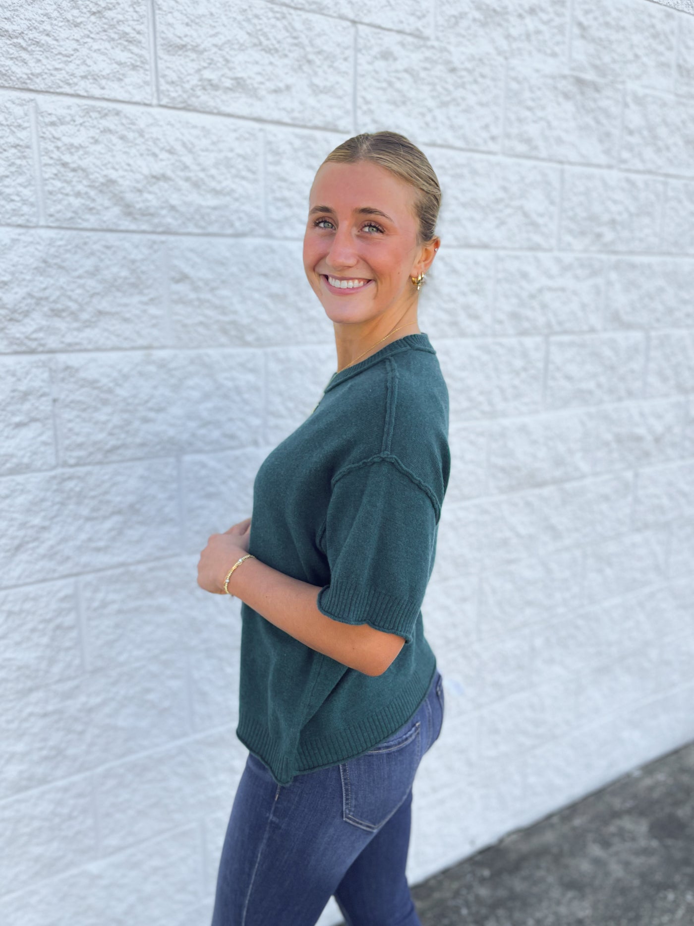 Jodifl Teal Patricia Sweater