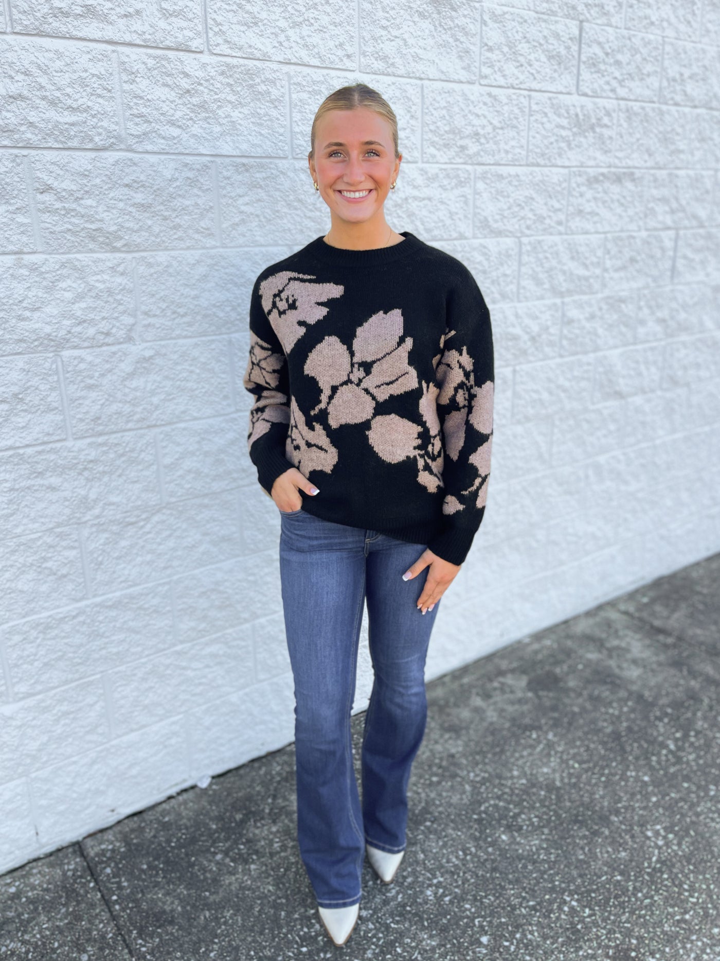 Umgee Black Anderson Sweater
