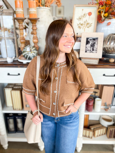 Entro Camel Katelyn Sweater